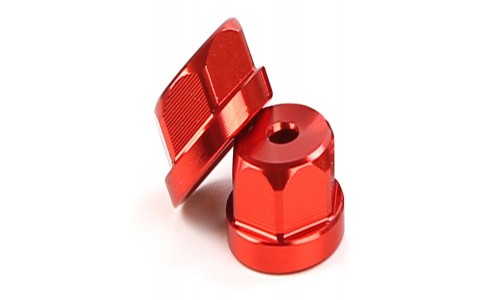 Shock Body Nuts RED - 2Pcs │ Baha 10B